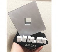 Roblox Logo 3D Printed Stand Sign Pretend Play Kids Toy 20th