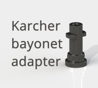 Simple 3D printed Kärcher SC3 Power Cable Holder