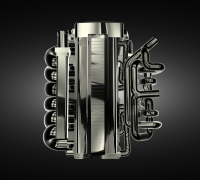 STL file 2JZ Engine Croc Charms 🧑‍🔧・3D printable model to download・Cults