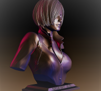 Resident Ada and Dress2 by SPARX 3D model 3D printable