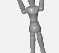 I made my own drawing mannequin. in the future I plan to do a male version  : r/3Dprinting