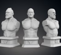 Jack Black as Nacho Libre action figure portrait sculpt 3D model 3D  printable