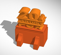 20th Century Studios Logo - 3D Print Model by CosplayItemsRock