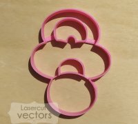STL file Baby Shower x5 - cookie cutters - birth - baby shower