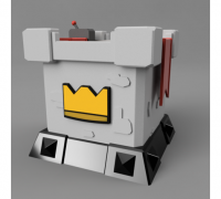 King Tower 3 and the figure of King in Clash Royale