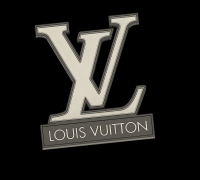 STL file LOUIS VUITTON LV - LED LAMP V1・3D printable model to