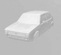 Free STL file Volkswagen Golf GTI - Low Poly Miniature 🚗・3D print design  to download・Cults