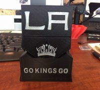 Los Angeles Kings NHL Ice Hockey Christmas Santa Hat AOP Print 3D