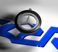 Mercedes Logo by Nathan S, Download free STL model