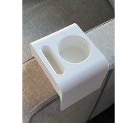 Custom 3D Printed Love Sac Couch Accessory Oversized Cup/Mug Holder
