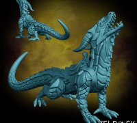 3D file Bipedal Drake Set ‧ DnD Miniature ‧ Tabletop Miniatures ‧ Gaming  Monster ‧ 3D Model ‧ RPG ‧ DnDminis ‧ STL FILE 🎲・3D print design to  download・Cults