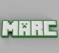 A (alphabet lore) In minecraft style - Download Free 3D model by