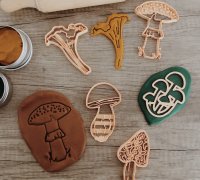 Mushroom Cookie Cutter by Fred, Download free STL model