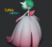 STL file Pokemon Gardevoir 🐉・Model to download and 3D print・Cults