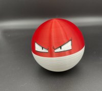 Free STL file Hisuian Voltorb (Happy) 🐉・3D printing template to