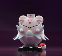 STL file Pokemon - Ice Cream Happiny 🐉・Model to download and 3D print・Cults