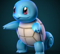 STL file POKEMON - MEGA SQUIRTLE 🐉・3D printing model to download・Cults