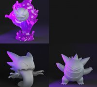 STL file Gengar - Pokemon 🐉・3D printable model to download・Cults
