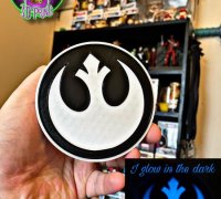 3D Printed Star Wars Light Side Coaster Set 