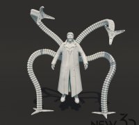 STL file Marvel Legends Poseable Doctor Octopus Tentacle Arms