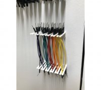 Dupont cable organizer by TomVG, Download free STL model