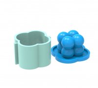 bubble candle mold 3D Models to Print - yeggi