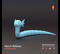 Mega Charizard X - Flexi Articulated Pokémon (print in place, no supports)