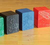 3d printed I:p themed deck box I made : r/yugioh