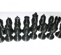 3D Printable Star Wars Chess Set Revised by David