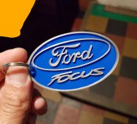 STL file Ford Focus MK4 key ring 🚙・3D print model to download・Cults