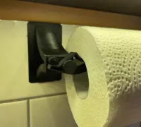 3D file Yet Another Quick Change Toilet Paper Roll Holder - Hood 🚽・3D  printing idea to download・Cults