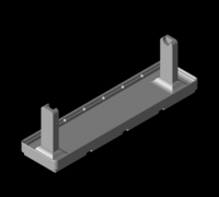 Gridfinity wire spool holder by Kelly Egan, Download free STL model