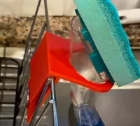 Dishwand Sponge Holder 3D Printing Model - Threeding