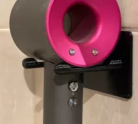 DYSON SUPERSONIC HAIR DRYER STAND WITH ATTACHMENT STORAGE by DSZ garage, Download free STL model