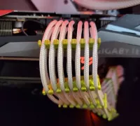 3D Printable Cable comb ATX by Joele Presciuttini