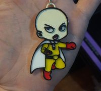 one punch man keychain 3D Models to Print - yeggi