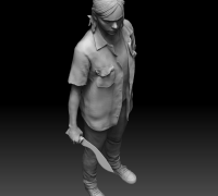 3D file The Last of Us II Ellie 🎮・3D printer model to download