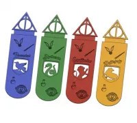 Hogwart houses bookmarks