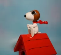 STL-Datei Snoopy Schlüsselanhänger 🔑・3D-druckbares Modell zum
