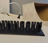 Desk Name Plate Project - NWA3D