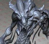 Zerg Hydralisk 3D Print Model in Monsters & Creatures 3DExport