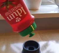 3D Printable Upside Down Sauce Bottle Holder - Masterfood by Simon