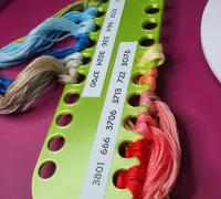 Thread Holders / Embroidery Floss Bobbins by mr8080, Download free STL  model