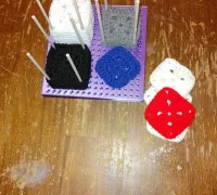 STL file Crochet blocking board granny square yarn 🟪・3D print