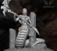 STL file Tribal Snakeman archer 🐍・3D printing model to download