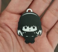 3D file Tanjiro Raged Keychain・Template to download and 3D print