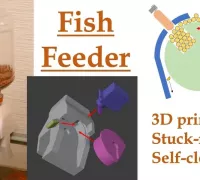 aquarium fish feeder 3D Models to Print - yeggi