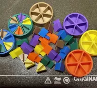 STL file Giant Trivial Pursuit wedge token 🚸・3D printer model to  download・Cults