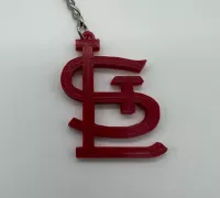 STL file St. Louis Cardinals keychain・3D print design to download・Cults