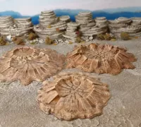 Terrain Scatter Scenery for Wargames, 28mm Battlefield Crater 